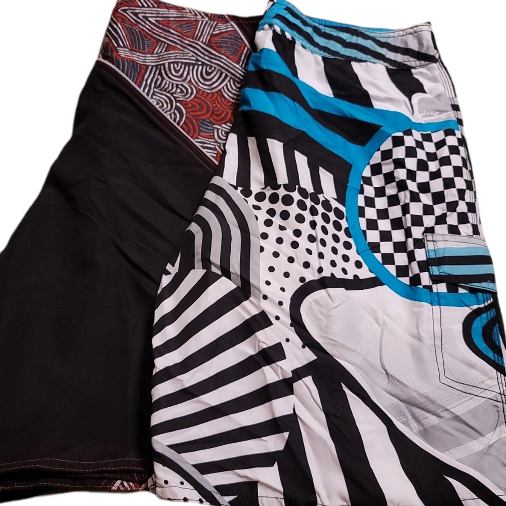 Lot of 2 pairs OP board shorts
